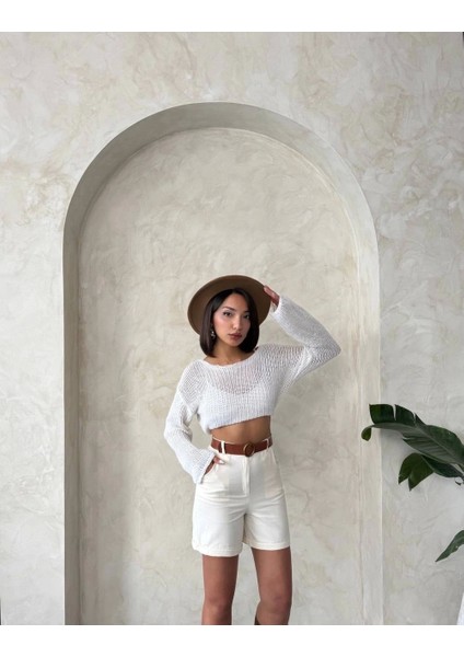 Gabardin Kumaş Şort modelleri