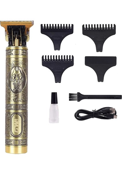 Antik Sarı 190G Metal Tıraş Makinesi, Profesyonel ve Pratik Kullanım