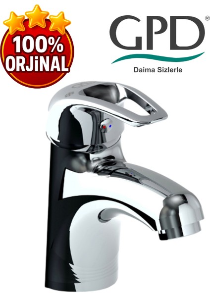 Adrio MLT120 Tek Su Girişli Lavabo Bataryası