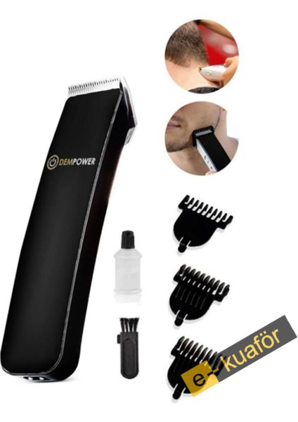 Pratik Fonksiyonlu Tıraş Makinesi, Siyah,Kullanım Kolay, Dayanıklı