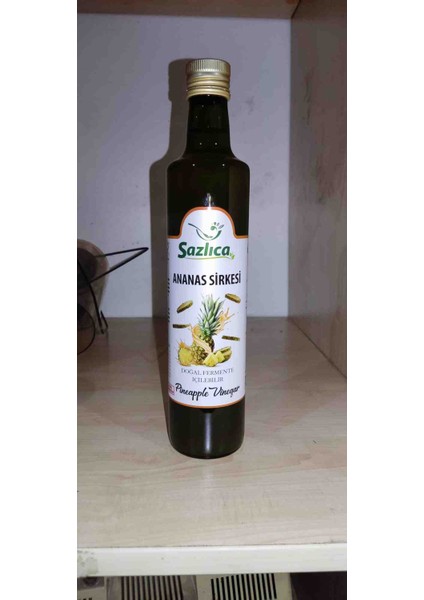 Ananas Sirkesi Katkısız 500 ml Cam Şişe