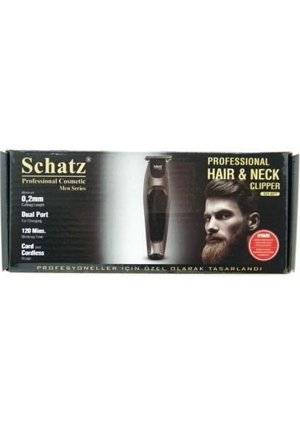 Kahverengi Profesyonel Fonksiyonlu Saç Sakal Ense Tıraş Makinesi modelleri