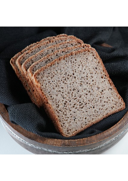 %100 Karabuğday Ekmeği (Sade) glutensiz, Yüksek lifli, Vegan Doğal EKMEK – 340GR fırsatları