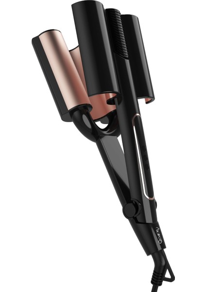 32MM Wag ve Su Dalgası Saç Maşası, Siyah, HRS-550