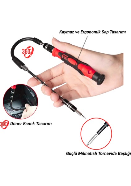112 Parça Tornavida Tamir Seti Kiti Çok Fonksiyon Manyetik Taşınabilir Telefon Bilgisayar fırsatları