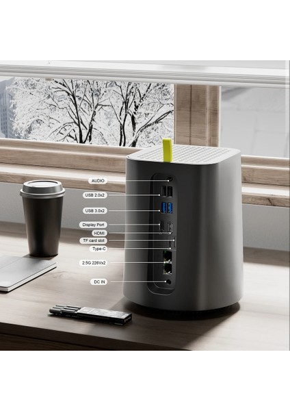 Nas X1 Intel N150 Işlemci 16 GB Ram 512 GB SSD WIN11PRO Mini Pc fiyatları
