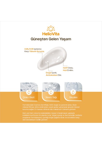 Heliovita Yüksek Koruma Etkili Güneşten Koruyucu Losyon, Bebek & Çocuk, Spf 50+, Pa++++ modelleri