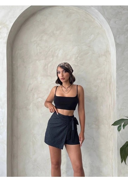 Brodeli Şort Etek S255075 indirimleri