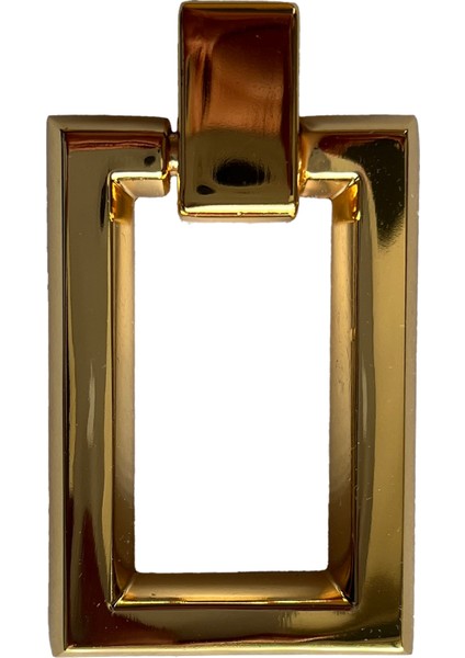 Gold Çekmece Dolap Dikdörtgen Hareketli Kulp 8*4