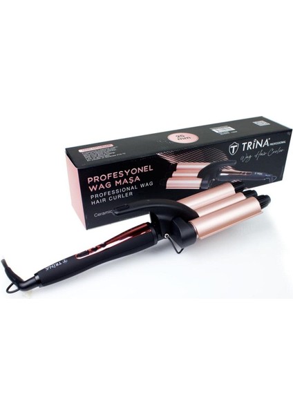 25 mm Profesyonel Wag Maşa, Pembe, Şık ve Kullanışlı Saç Düzleştirici