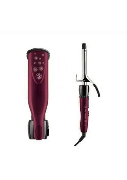 Kırmızı Artist Saç Şekillendirme Seti, Profesyonel ve Şık Saç Bakım Aleti