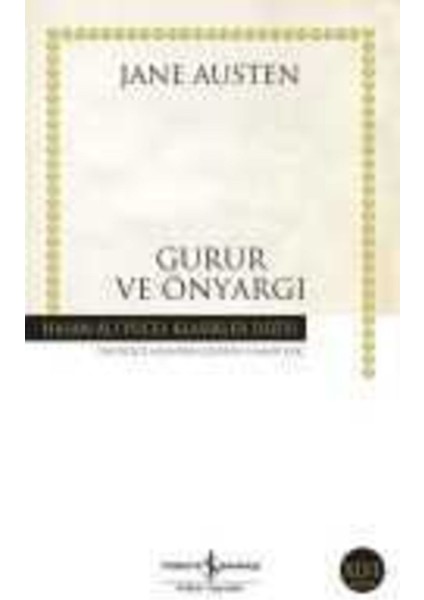 Gurur ve Önyargı (K.kapak)