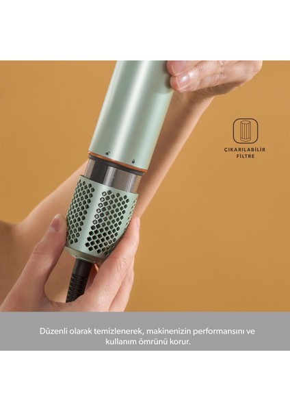 Su Yeşili Saç Kurutma ve Şekillendirme Seti 4606H