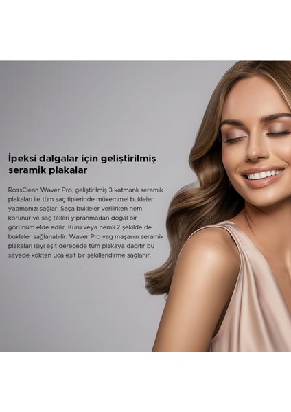 Mor Renkli LED Ekranlı Dalga Formu Saç Maşası, Şık ve Kullanışlı Tasarım indirimleri