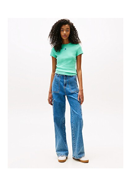 Kadın Yeşil S/s Tişört modelleri