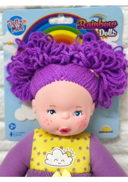 Gökkuşağı Bebekleri Lahana Saçlı Dolgu Bebek 35 cm