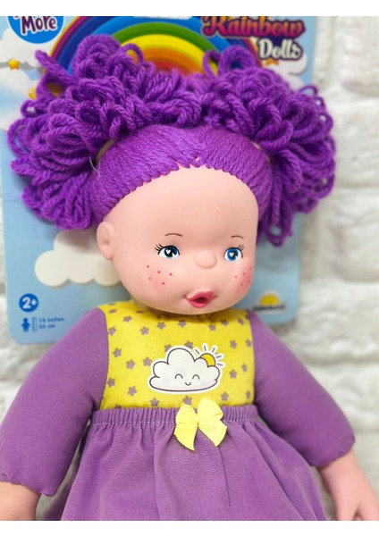 Gökkuşağı Bebekleri Lahana Saçlı Dolgu Bebek 35 cm fırsatları