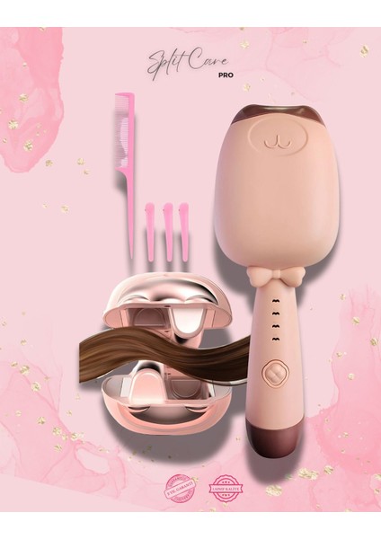 Pembe Kedi Figürlü Isı Ayarlı Saç Maşası, Kalın ve Ince Bukle Yapıcı modelleri