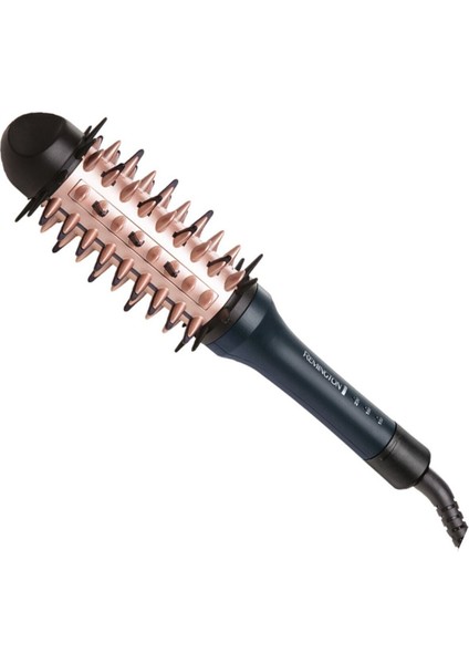 Siyah Volume ve Düzleştirme Fırçası, Saç Şekillendirme Aracı