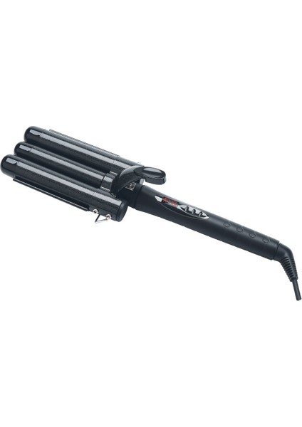 Ondülüx Wag Saç Maşası M601C 28MM Siyah Parlak Işıltılı Tarz