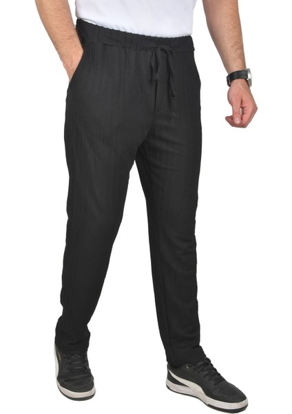 Rahat Kesim Örme Kumaş Beli Lastikli Ince Spor Pantolon 2502216 fiyatları