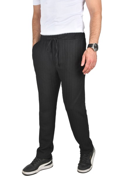 Rahat Kesim Örme Kumaş Beli Lastikli Ince Spor Pantolon 2502216 fırsatları