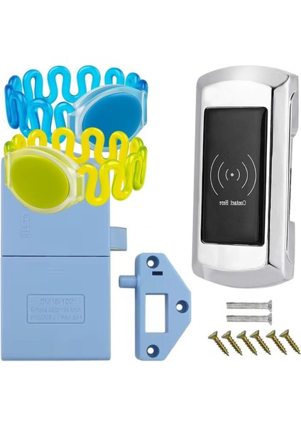 PM-26727 125KHZ Rfıd Dijital Çekmece Dolap Kilidi (2'li Paket)