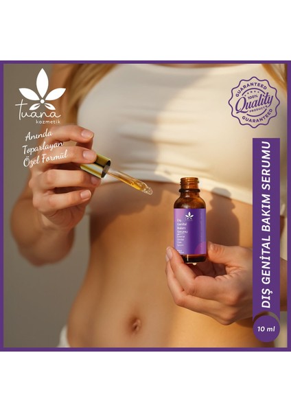 Kadınlara Özel Genital Bölge Serumu 10 ml – Sıkılaştırıcı, Renk Tonu Eşitleyen, Alerjensiz Doğal Formül