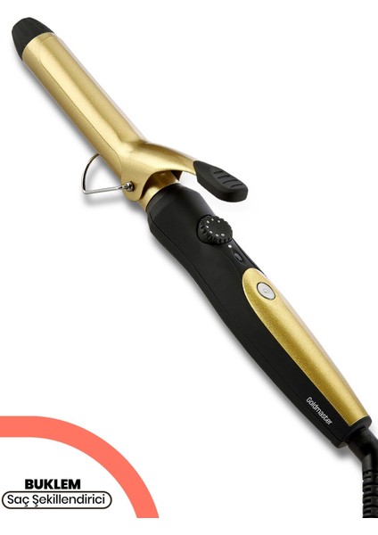 Turmalin Seramik Dönebilir Kablo Saç Maşı, 360° Dönebilir, Şık ve Kullanışlı