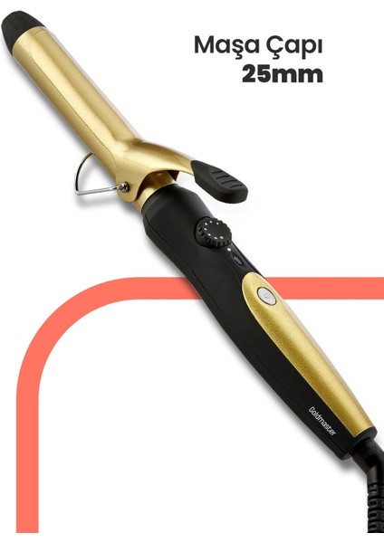 Turmalin Seramik Dönebilir Kablo Saç Maşı, 360° Dönebilir, Şık ve Kullanışlı indirimleri