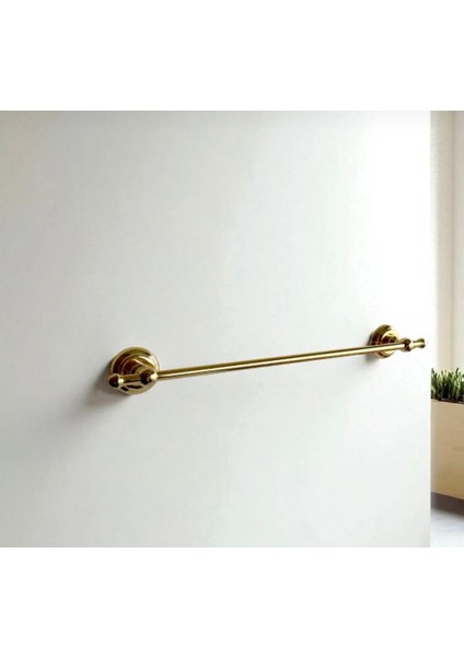 Gold Havluluk Klasik Model Uzun Pirinç Malzeme Gold Havluluk
