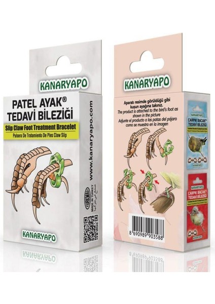 Patel Ayak Tedavi Bileziği Seti 10 Adet