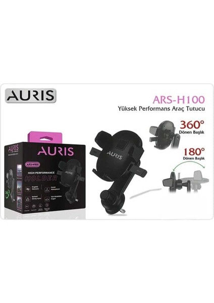 ars-h100 Yüksek Performanslı Kararlı Adsorpsiyon Araç İçi Telefon Tutucu