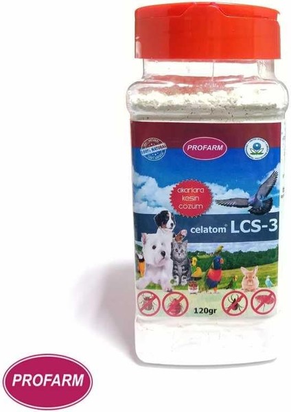Lcs-3 Doğal Bit, Pire, Kene ve Haşere Temizleme Tozu 120GR.