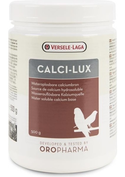 Versele Laga Oropharma Calci-Lux(Kalsiyum Desteği) 25 Gr. (Orjinal Üründen Bölünmüştür)