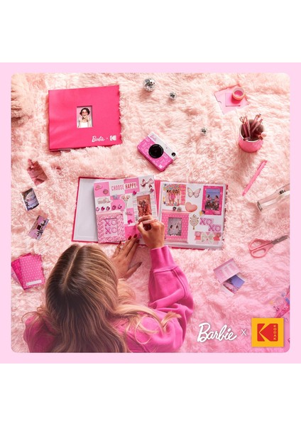 Barbie x Kodak 5mp Anında Baskılı Dijital Kamera, Zınk Teknolojili, Yapışkanlı Fotoğraf fiyatları