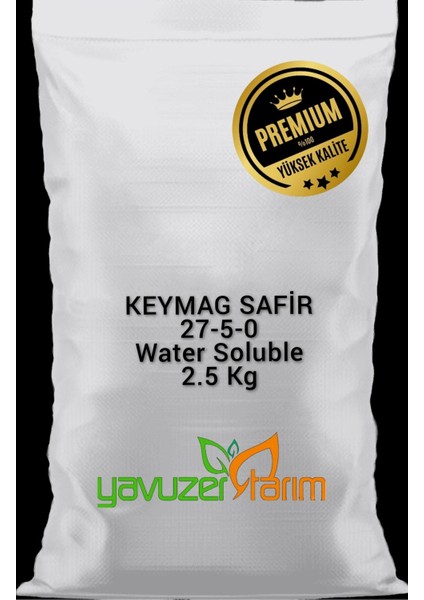 Bitki Coşturan Np Gübre ( 27-05-0 ) Yüksek A.n. Azotlu Keymag Safir 2,5 kg
