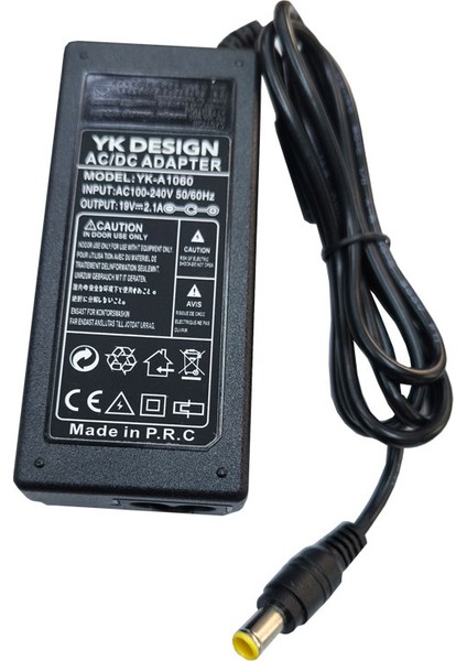 19V 2.1A Sony Uyumlu Norebook Adaptörü Iğneli Uç Çapı 6.5mm*4.4 mm