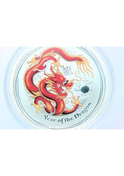 Australıa Year Of The Dragon 2012 – 15.77 Gr. Ø Çap 35 Mm. Gümüş