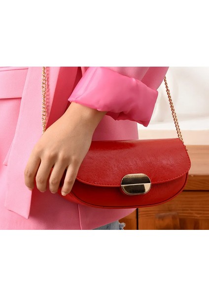 Çanta Şık Mini Zincirli Omuz Çantası