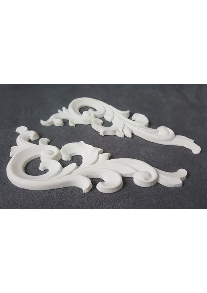 Çift Bordür Aplik Dekor 21cm Silikon Kalıp K-458 Polyester Reçine Taş Tozu Alçı Kalıbı fırsatları