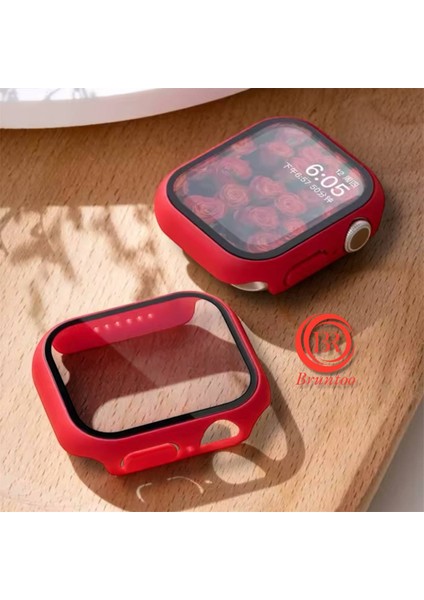 Apple Watch Series S4/5/6 44 mm Uyumlu mm Kasa ve Ekran Koruyucu Mika Kılıf . fırsatları
