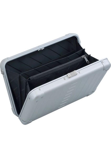 Vanity Kılıfı 25 cm Gümüş Alüminyum Omuz Çantası, Hafif, Dayanıklı, Şık Tasarım modelleri