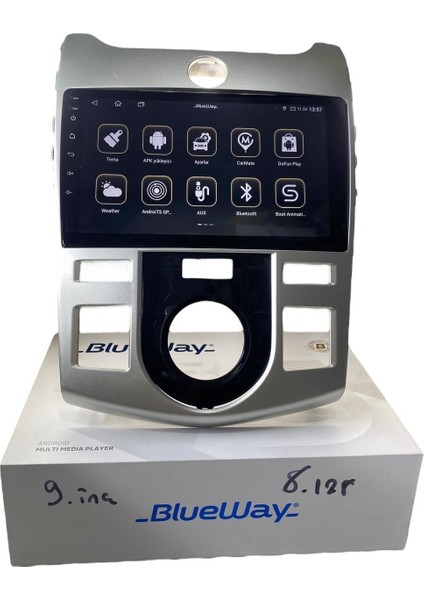 Kia Cerato 2009-2012 Blueway 8-128 Tam Profesyonel Oem Multimedia fiyatları
