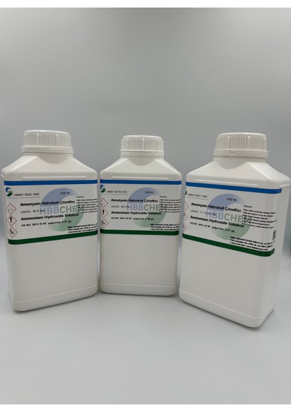 Amonyak ( Amonyum Hidroksit ) %25 fiyatları