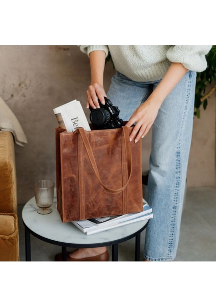 Kira Deri Shopper Kadın Omuz ve Tote Çanta, Büyük Boy, Premium Tasarım modelleri