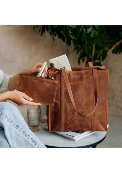 Kira Deri Shopper Kadın Omuz ve Tote Çanta, Büyük Boy, Premium Tasarım indirimleri