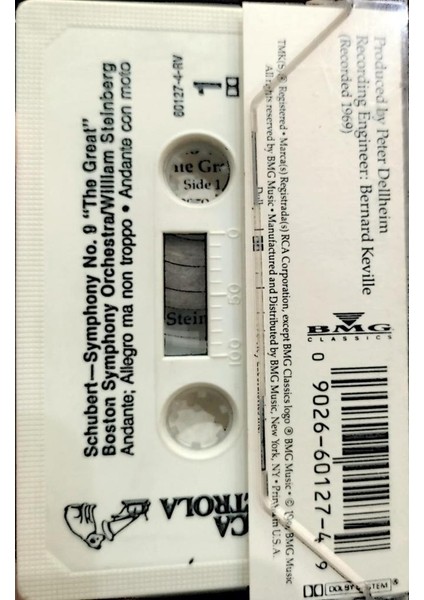 Franz Schubert – Schubert - Symphony No. 9 Kaset fiyatları
