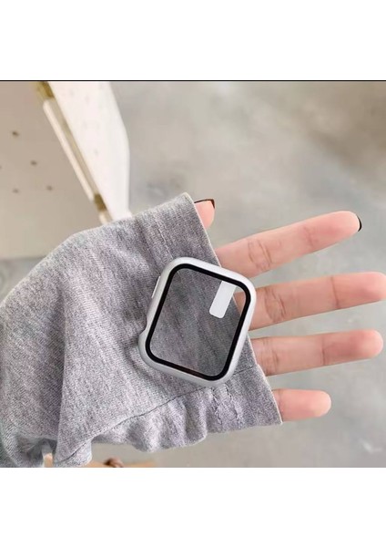Apple Watch Series S4/5/6 44 mm Uyumlu mm Kasa ve Ekran Koruyucu Mika Kılıf . indirimleri