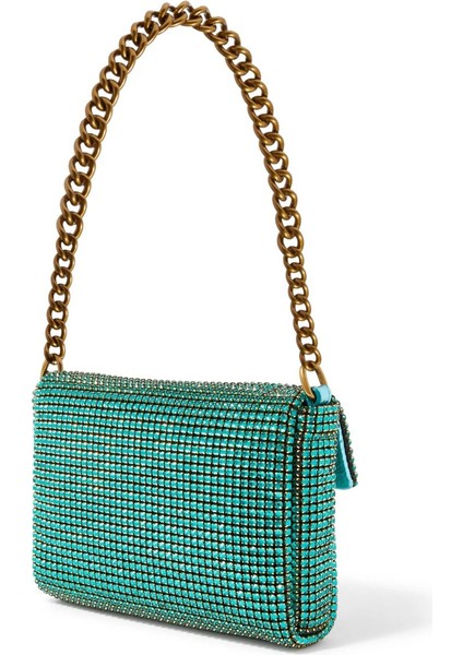 Small Party Omuz Çantası 20X13X4 cm Şık Gece ve Davet Çantası modelleri